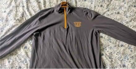 Photo of free Blue Long Sleeve V-neck Shirt (Male). (Red House Farm) #4