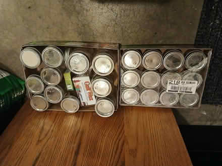 Photo of free Mason and quilted crystal jars (Plainfield, IL) #1