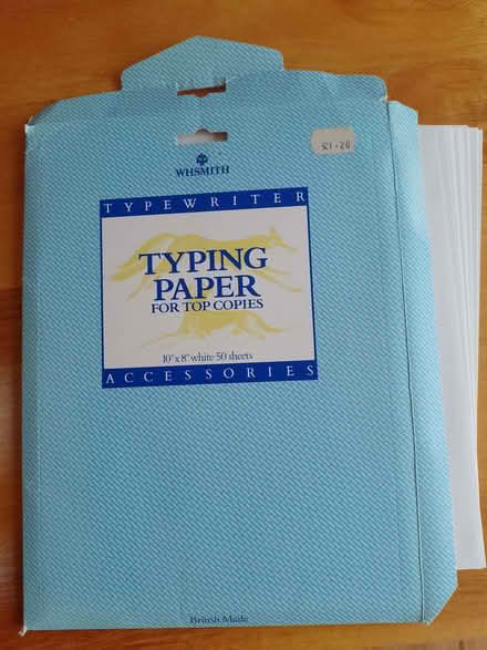 Photo of free Quarto typing paper, 50 sheets (New Marston OX3) #1
