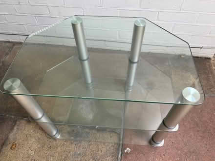 Photo of free Glass 3-tier TV Stand (Kensington W8) #1