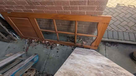 Photo of free Wood door with glass panels (Colton LS15) #1