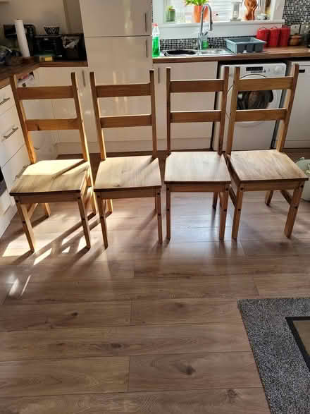 Photo of free Dining chairs (Girdle Toll KA11) #3