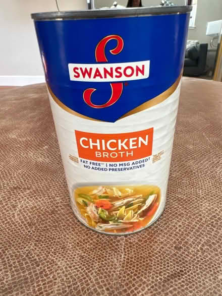 Photo of free Unopened Cans of Chicken Broth (Fiesta gardens) #1