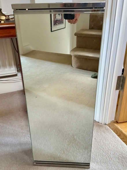 Photo of free Bathroom corner cabinet with mirrored door. (Cambrian Gate TW10) #2