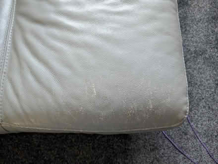 Photo of free Grey DFS leather corner sofa (Muxton TF2) #3