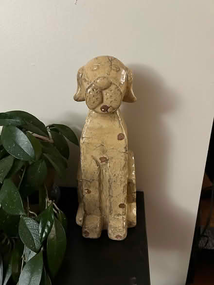 Photo of free Clay dog sculpture (Hunt Club/Conroy area) #1