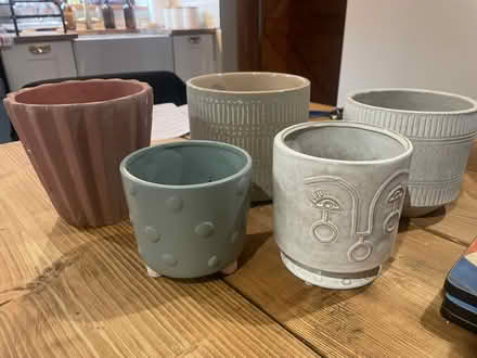 Photo of free 5 x plant pots (Barford NR9) #3