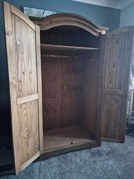 Photo of free Corona Dark Pine Wardrobe (Gateshead NE9) #2