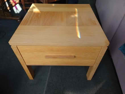 Photo of free Side Table with Drawer (Offerton SK2) #1