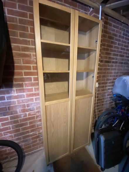Photo of free Ikea Billy Bookcase with half glass doors (Horkesley Heath CO4) #2