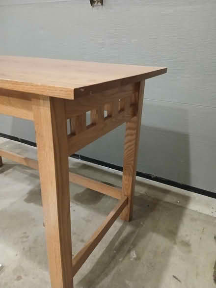 Photo of free Mission style oak desk (Plainfield, IL) #3