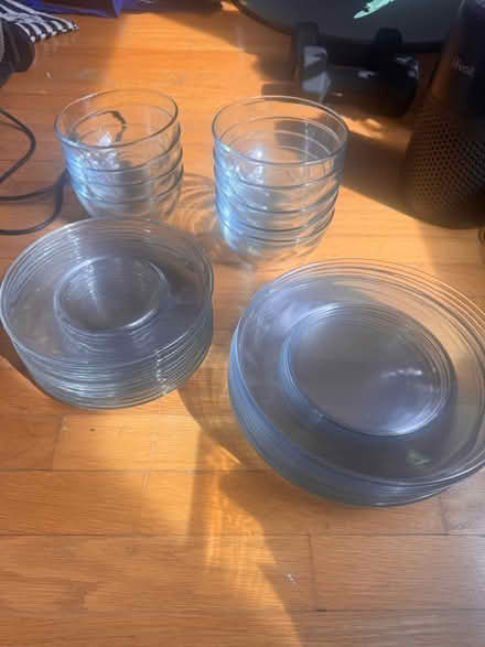 Photo of free Glass dinnerware (set of 10) (Brighton, MA) #1
