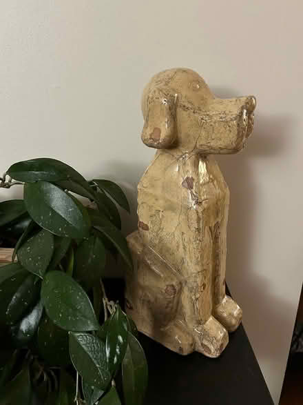 Photo of free Clay dog sculpture (Hunt Club/Conroy area) #2