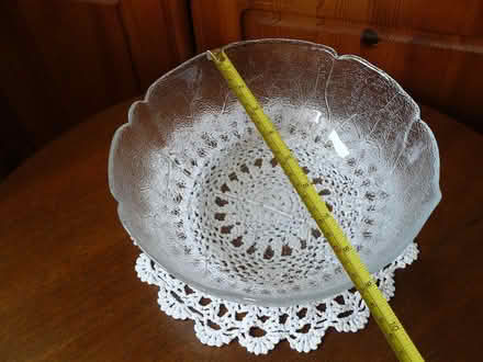 Photo of free Pretty Glass Fruit or Salad Bowl (Woodside WD25) #4