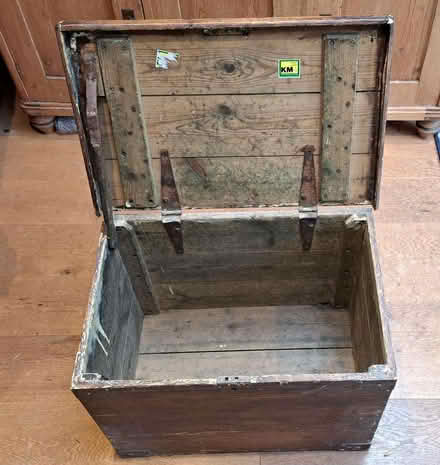 Photo of free Old/Antique wooden trunk (Patcham BN1) #1