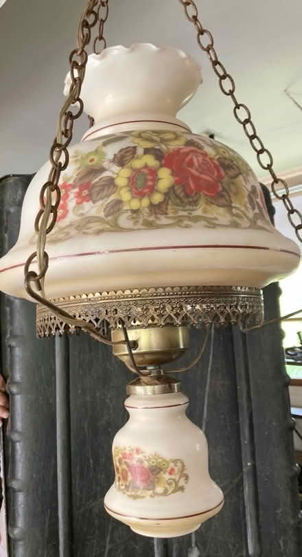 Photo of free Floral Hanging Lamp (West Milford) #1