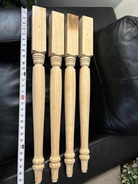 Photo of free Wooden table legs (4) (Hunt Club/Conroy area) #1