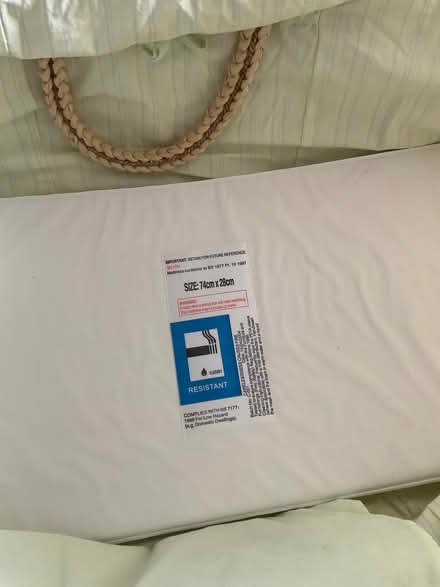 Photo of free Moses basket (Whitegrove RG12) #2