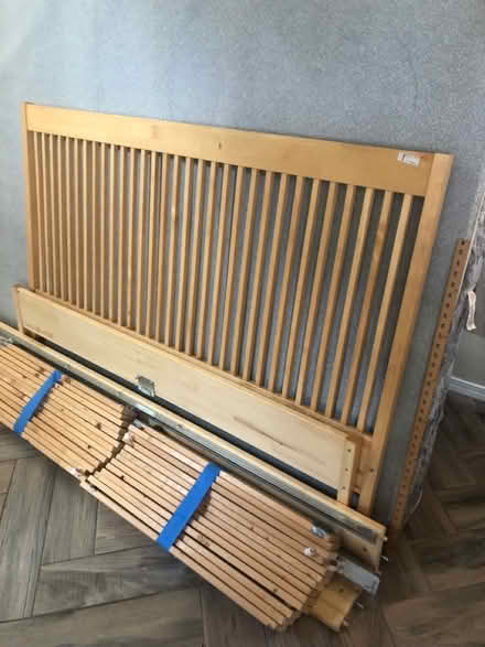 Photo of free Full bed frame,box spring,mattress (Downtown/Old Town) #4
