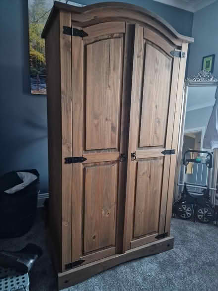 Photo of free Corona Dark Pine Wardrobe (Gateshead NE9) #1