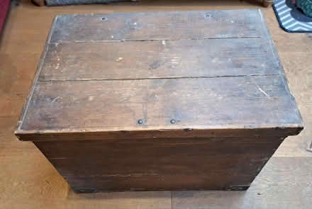 Photo of free Old/Antique wooden trunk (Patcham BN1) #3