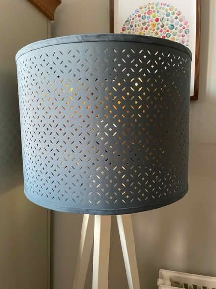 Photo of free Blue and gold standard lamp (Comely bank EH4) #2