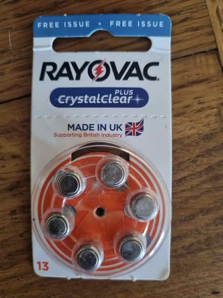 Photo of free Hearing aid batteries (Cogges OX28) #1