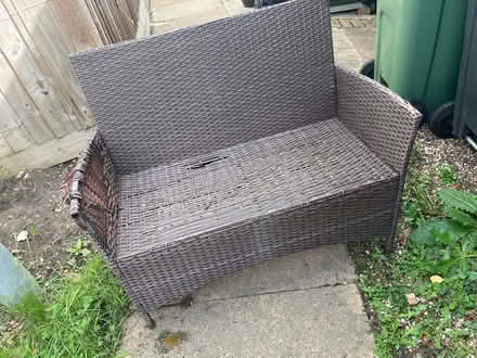 Photo of free Rattan double seat (Hoddesdon EN11) #1