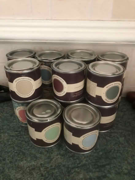 Photo of free 16 x farrow and ball samples (Wisewood S6 4xd) #1