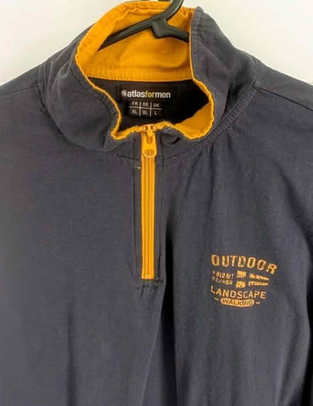 Photo of free Blue Long Sleeve V-neck Shirt (Male). (Red House Farm) #3