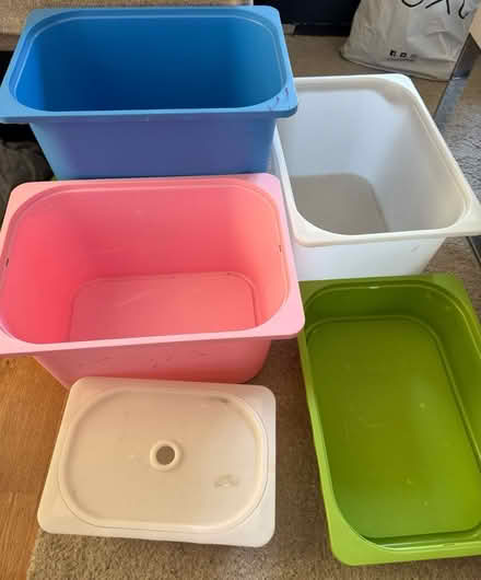 Photo of free Ikea TROFAST boxes (Chadwell Heath RM6) #1