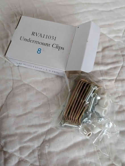 Photo of free Undermount clips for sink (West Berkeley) #1