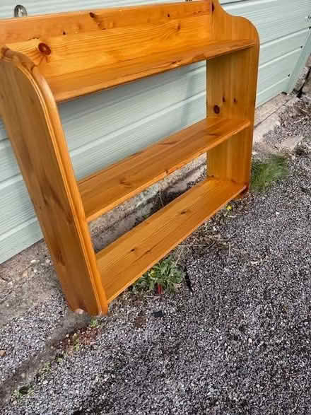 Photo of free Wall mounted pine shelving (Hockley SS5) #1