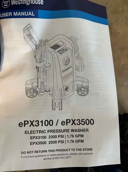 Photo of free Pressure washer- never used (Arlington Heights) #2