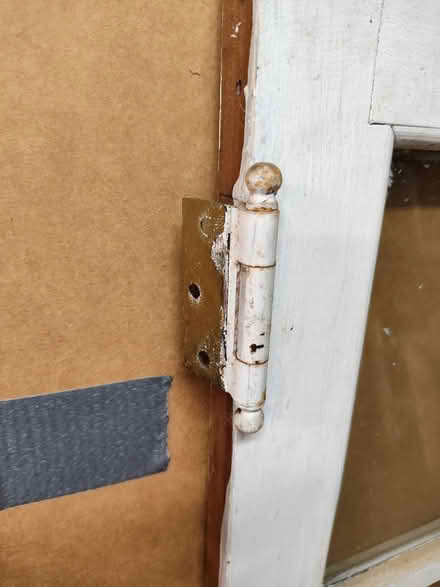 Photo of free Vintage cabinet doors, with glass (Westmont) #4