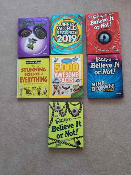 Photo of free Selection of "facts" books (Berkhamsted HP4) #1