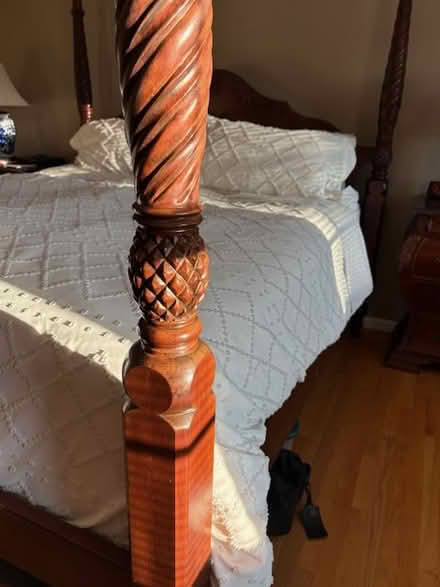 Photo of free Thomasville 4- post king size bed (Dunstable, MA) #4