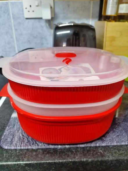Photo of free Microwave double steamer unused (Rowner PO13) #1