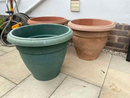 Photo of free plastic garden pots (Widford CM1) #1
