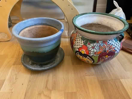 Photo of free Two large flower pots (St. John’s Wood Rd NW8) #1