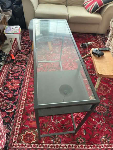 Photo of free Glass/metal desk H73x36x100CM (Stratford E15) #1