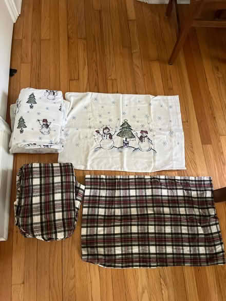 Photo of free 2 sets flannel twin sheets (Metuchen NJ) #1