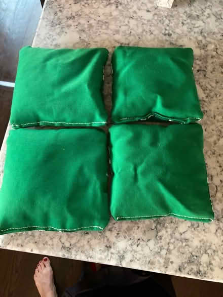 Photo of free Jets cornhole bean bags (New Fairfield Squantz Pond) #2