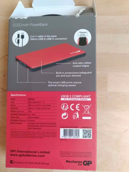 Photo of free Powerbank used with heated gilet (Aigburth L17) #1