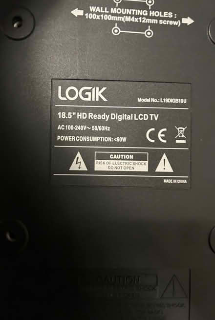 Photo of free 18.5” logik tv (Heysham LA3) #2