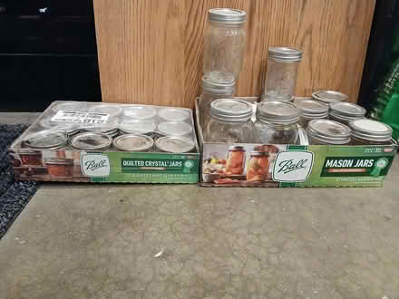 Photo of free Mason and quilted crystal jars (Plainfield, IL) #2