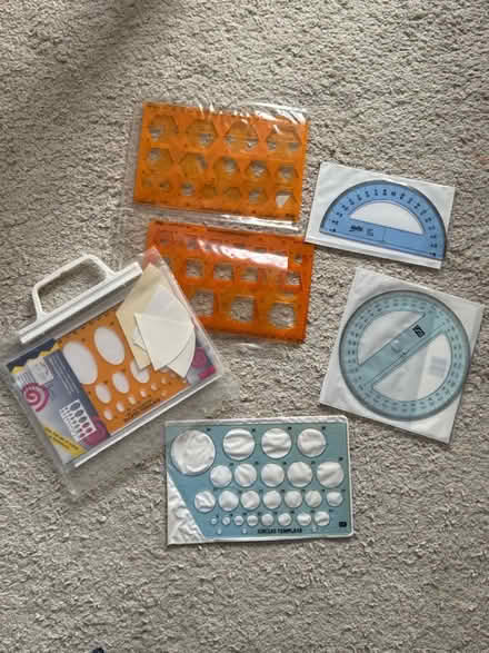 Photo of free Collection of templates and protractors (Headington OX3) #1
