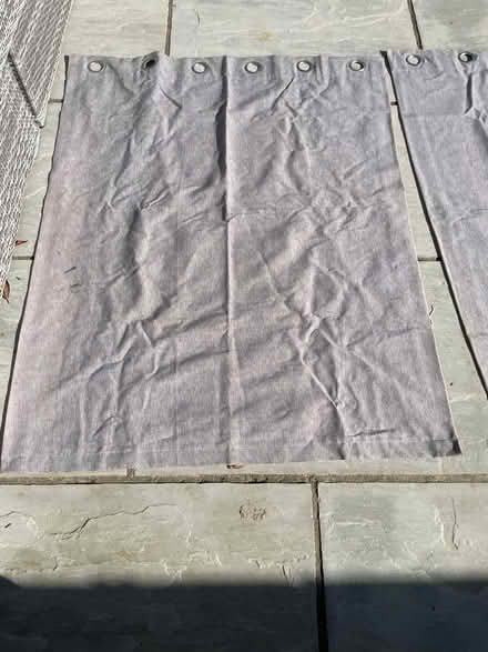 Photo of free Pair of grey eyelet curtains (Tunbridge Wells TN2) #4
