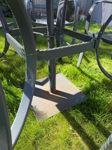 Photo of free Grey outdoor table and chairs (L23) #4