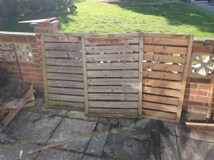 Photo of free 3/Outside doors/fence panels (Welling DA16) #1